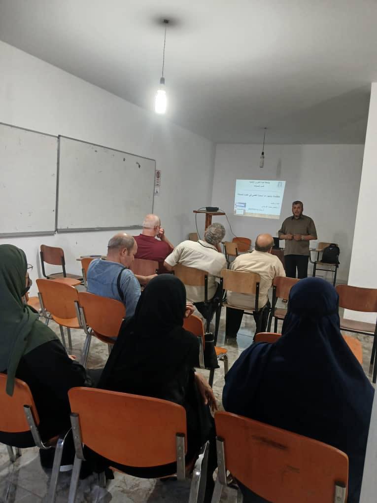 ورشة عمل بعنوان: “مهارات ومتطلبات البحث العلمي في العلوم الصيدلانية”
